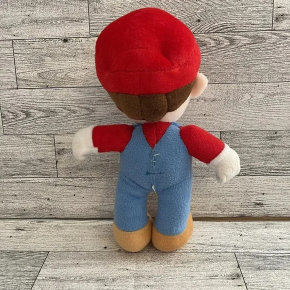 Nintendo Super Mario 2018 Mario Stuffed Toy Plush 10” Red Blue - Picture 4 of 9